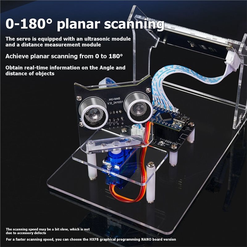 Diy Electronics Projects For Students - L62A Ultrasonic Wave Simulated Radar Sensor