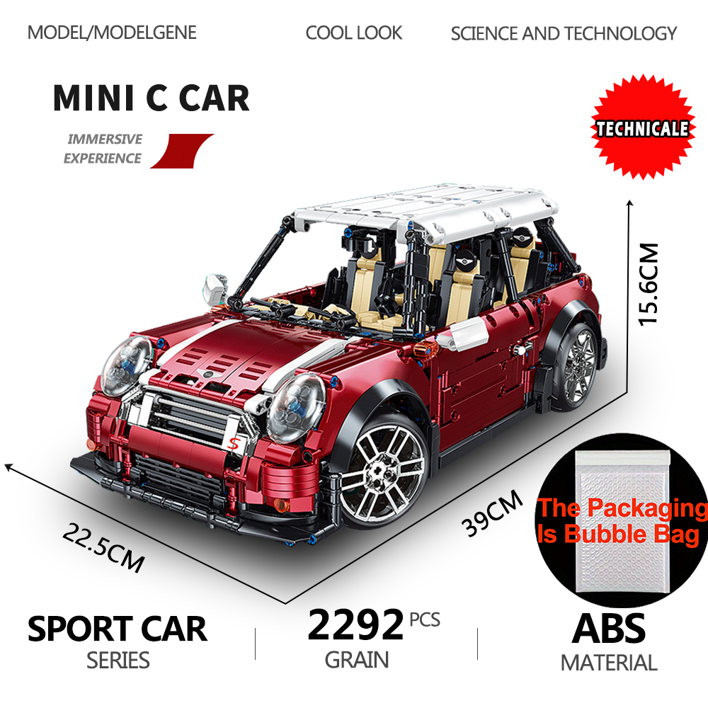 Diy Electronics For Adults - Famous Classic Car Model Building Blocks