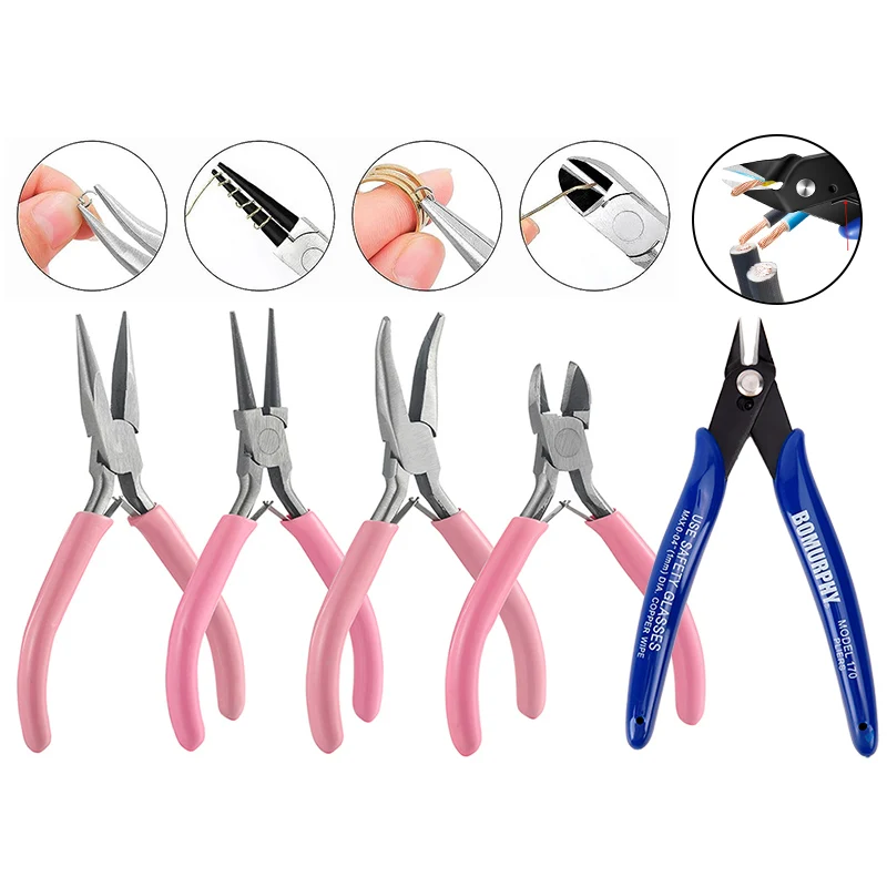 Diy Home Electronics Projects - 170 Electronic Diagonal Pliers Kit Carbon
