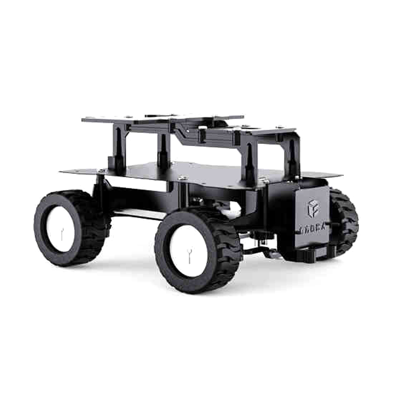 Diy Kit Elektronik - Acrylic 4WD Robot Car Motor Ackerman