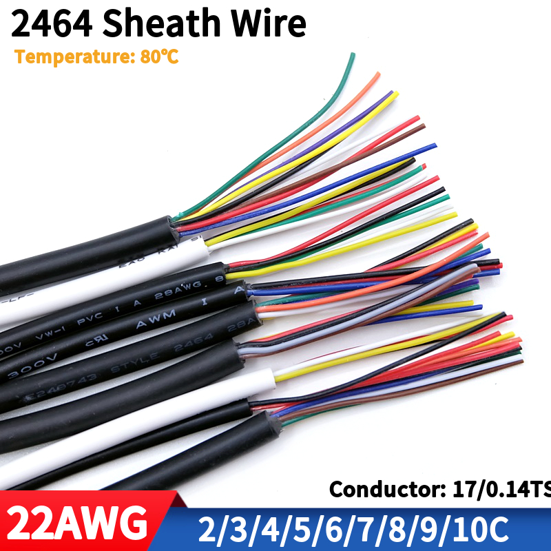 Diy Electronics Audio - Copper Wire 22AWG PVC Sheathed Insulation