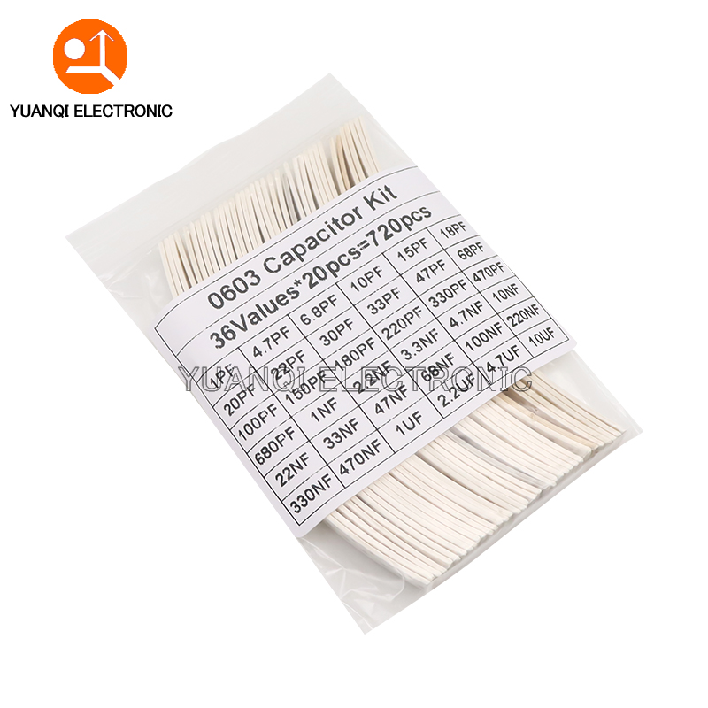 Capacitor Kit Assortment - 320PCS 720PCS 0603 0805 1206 SMD