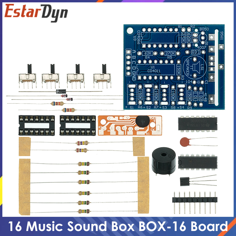 Diy Electronics Audio - 16 Music Sound Box BOX-16 Board