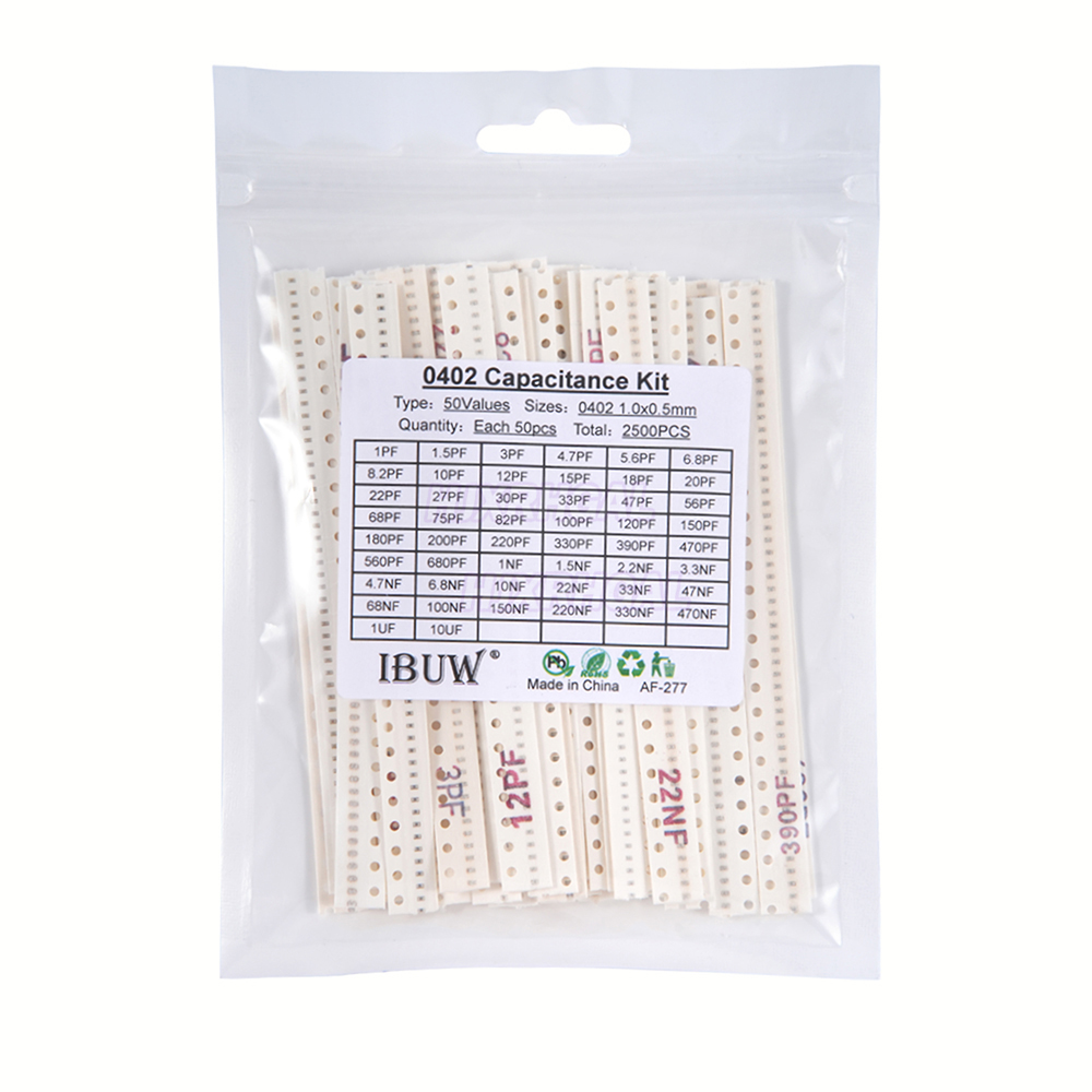 Capacitor Kit Assortment - 0402 SMD Ceramic Capacitor Assorted Kit