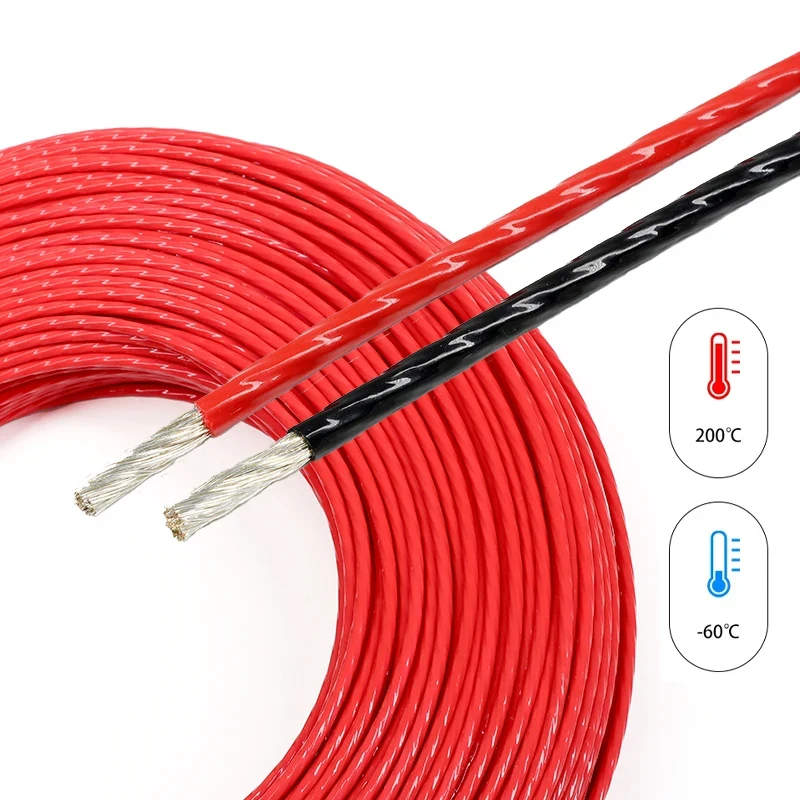 30~10AWG Red/Black PTFE Silver - огляд і ціна Diy Electronics Audio