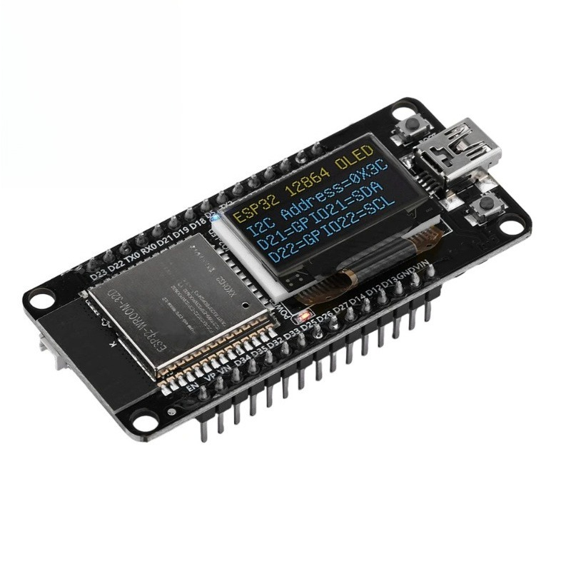 ESP32 ESP-WROOM-32D WIFI Devel - огляд і ціна Oled Display Module