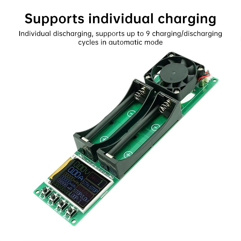 2-CH 18650 21700 Battery Capac - огляд і ціна Diy Electronic Load