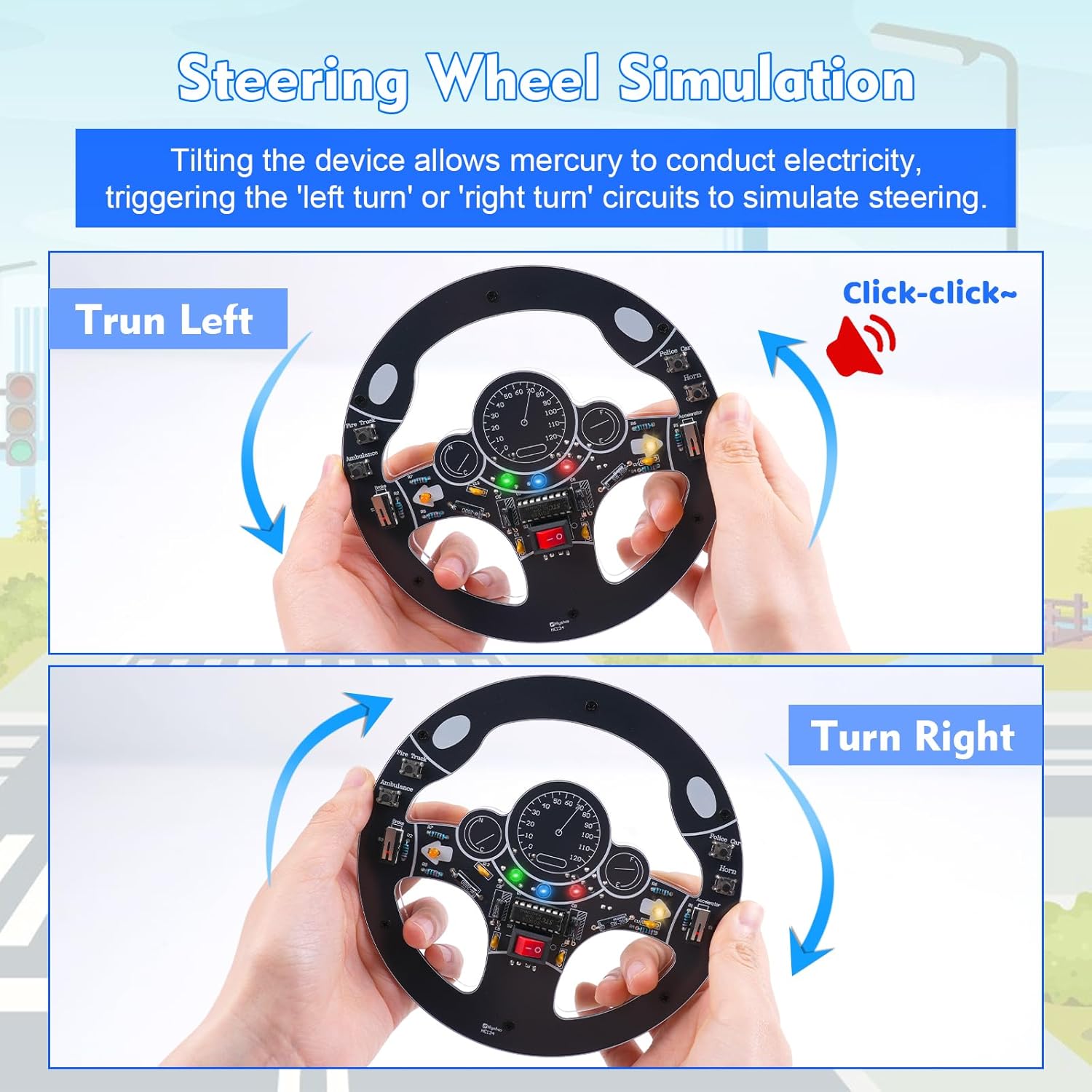 Car Steering Wheel DIY Solderi - огляд і ціна Diy Electronics For Adults