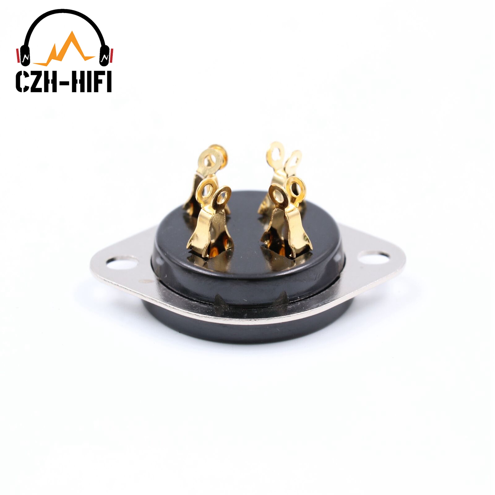 1PC 4in Tube Socket Bakelite V - огляд і ціна Diy Electronics Audio
