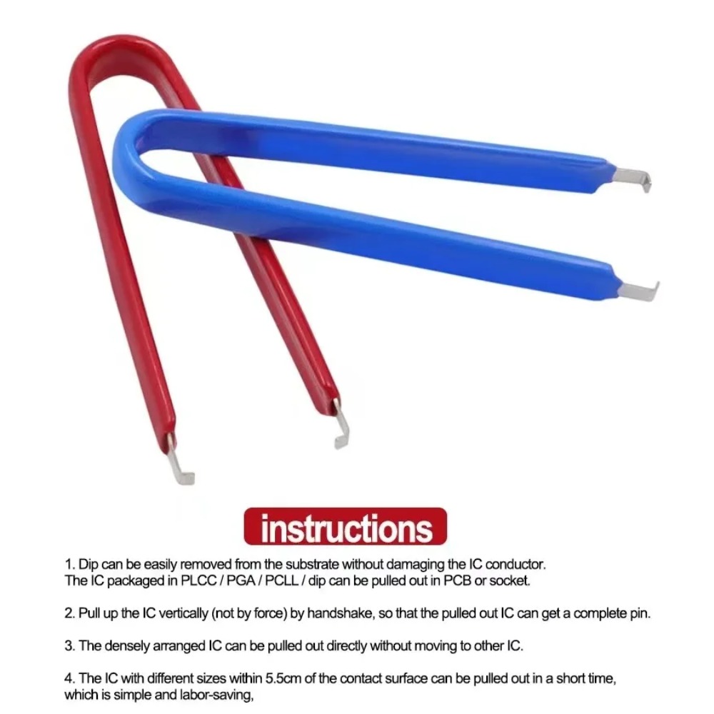 2/4 PCS Static IC Puller Chip  - огляд і ціна Ic Chip Puller