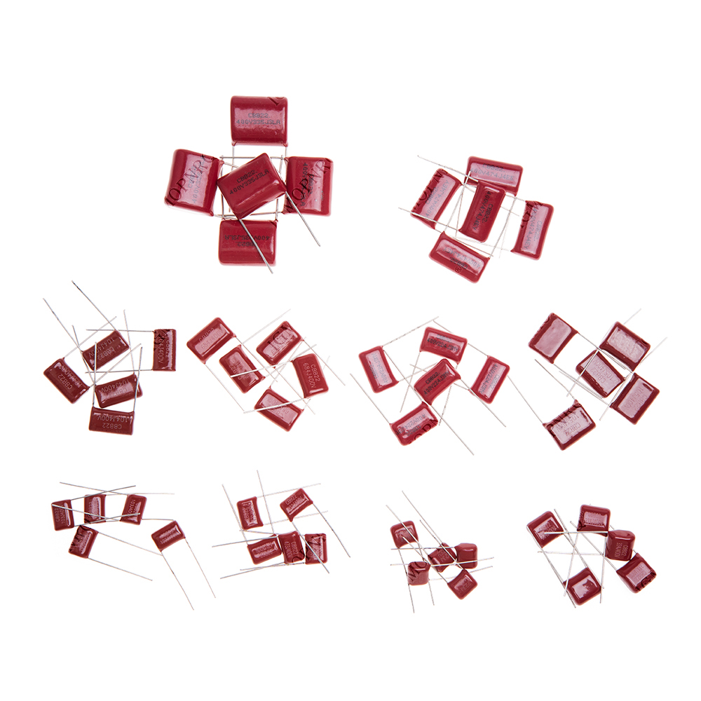 KIT 50PC=10value*5PCS Metalliz - огляд і ціна Capacitor Kit Assortment