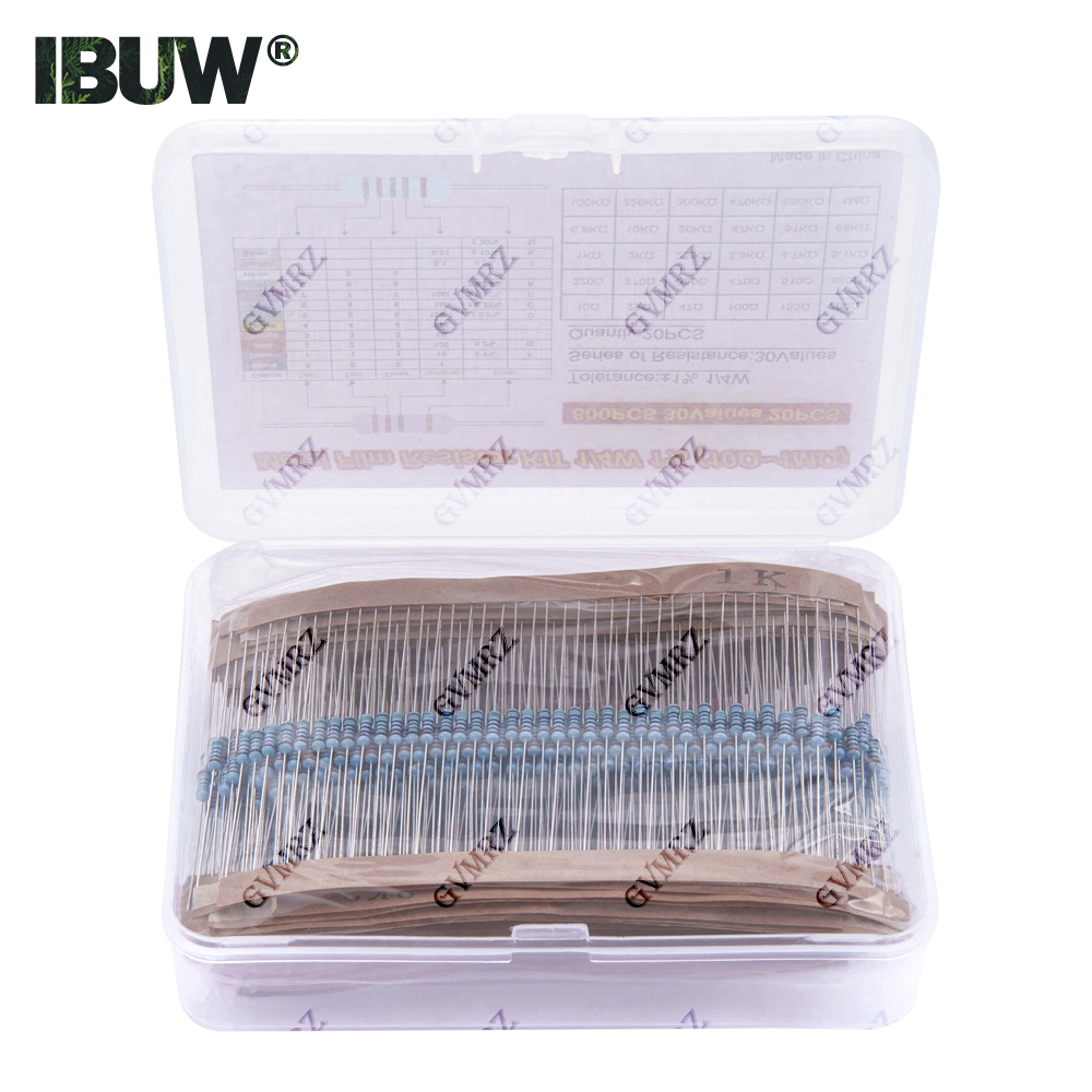 600PCS 30Values 1/4W Metal Fil - огляд і ціна Diy Home Electronics Projects