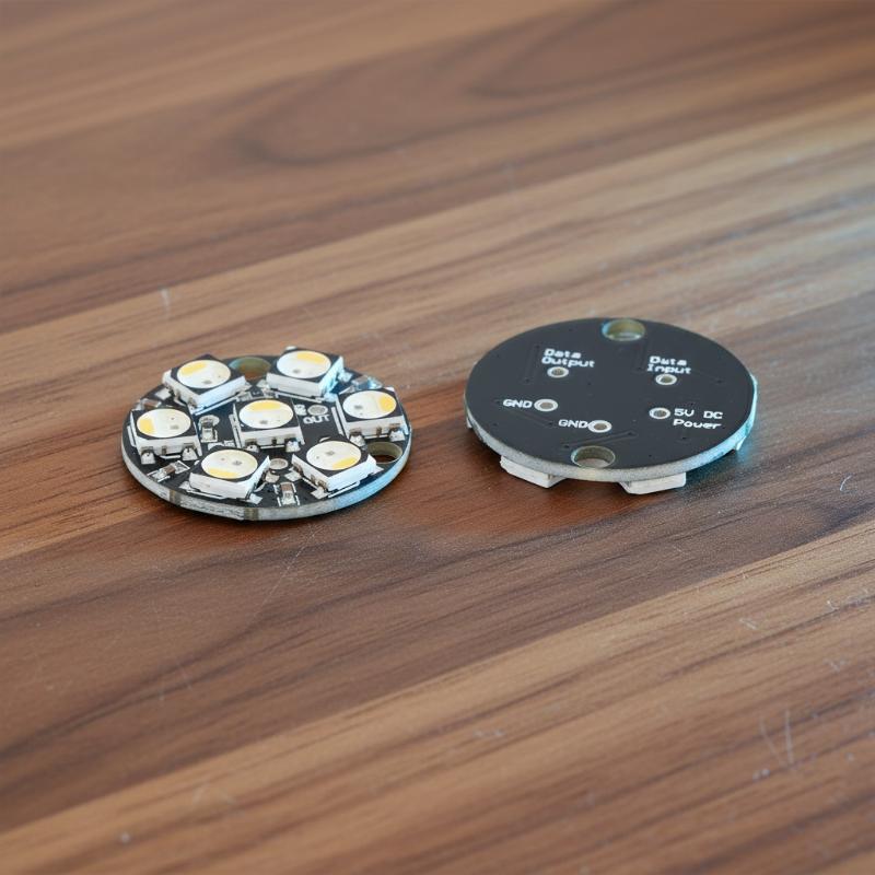WS2812 7Bit Circular LED Circu - огляд і ціна Diy Electronics Projects For Students