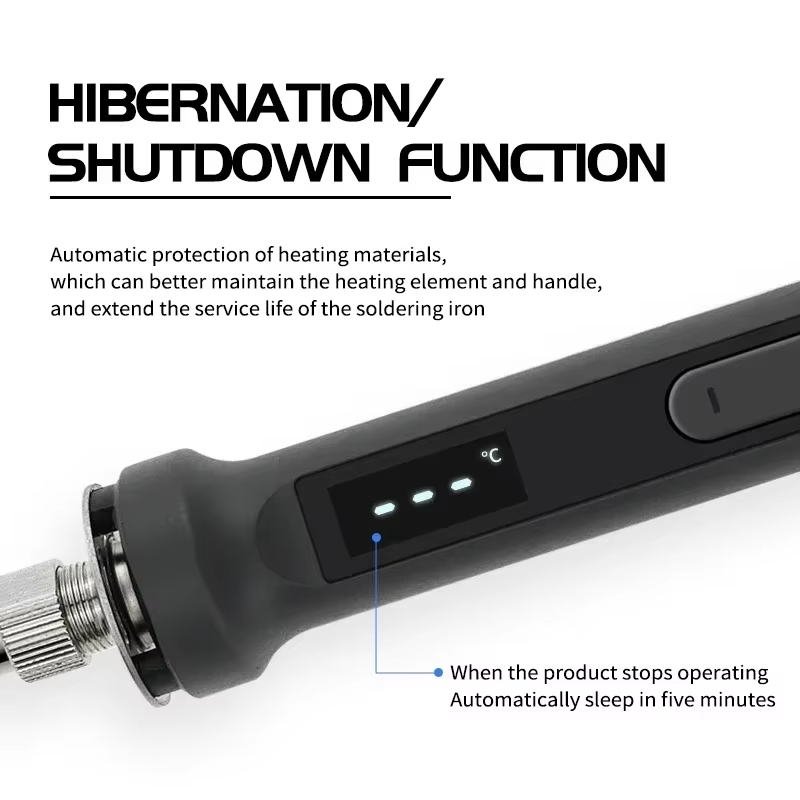 100W Digital Soldering Iron Ki - огляд і ціна Diy Electronics Soldering Kit