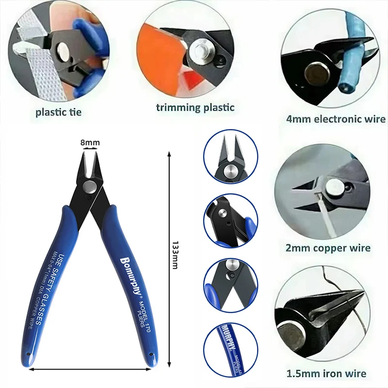 170 Electronic Diagonal Pliers - огляд і ціна Diy Home Electronics Projects