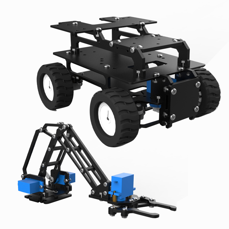 Acrylic 4WD Robot Car Motor Ac - огляд і ціна Diy Kit Elektronik