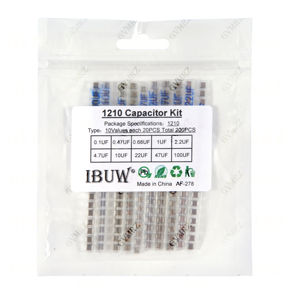 0402 0603 0805 1206 SMD Cerami - огляд і ціна Capacitor Kit Assortment
