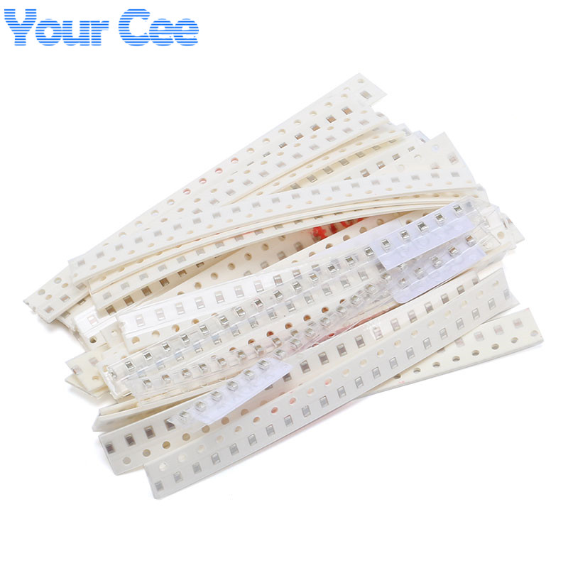 500pcs-1200pcs 0805 0603 0402  - огляд і ціна Capacitor Kit Assortment