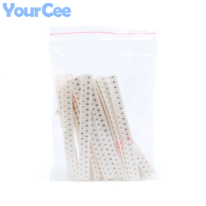 500pcs-1200pcs 0805 0603 0402  - огляд і ціна Capacitor Kit Assortment