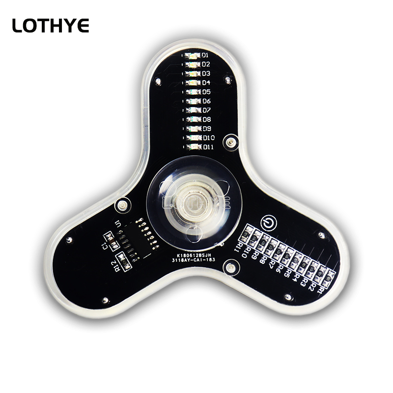 LED Fidget Spinner Manufacture - огляд і ціна Diy Electronics Soldering Kit