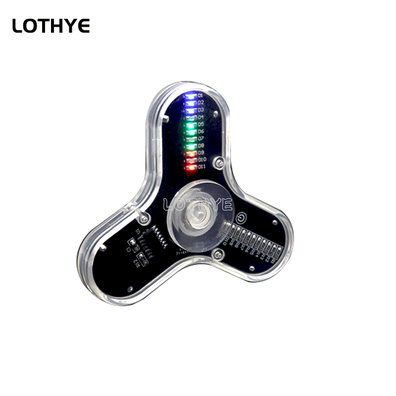 LED Fidget Spinner Manufacture - огляд і ціна Diy Electronics Soldering Kit