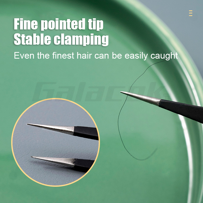 6pcs Precision Long Tweezers S - огляд і ціна Diy Electronics Soldering Kit