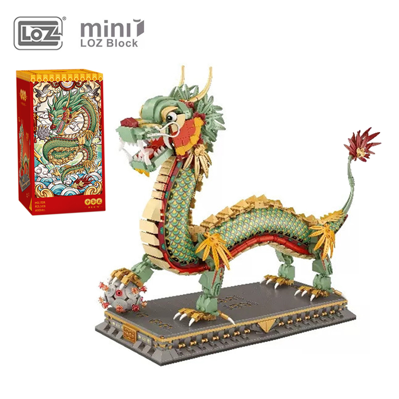LOZ 1416pcs Chinese Dragon Mod - огляд і ціна Diy Electronics For Adults