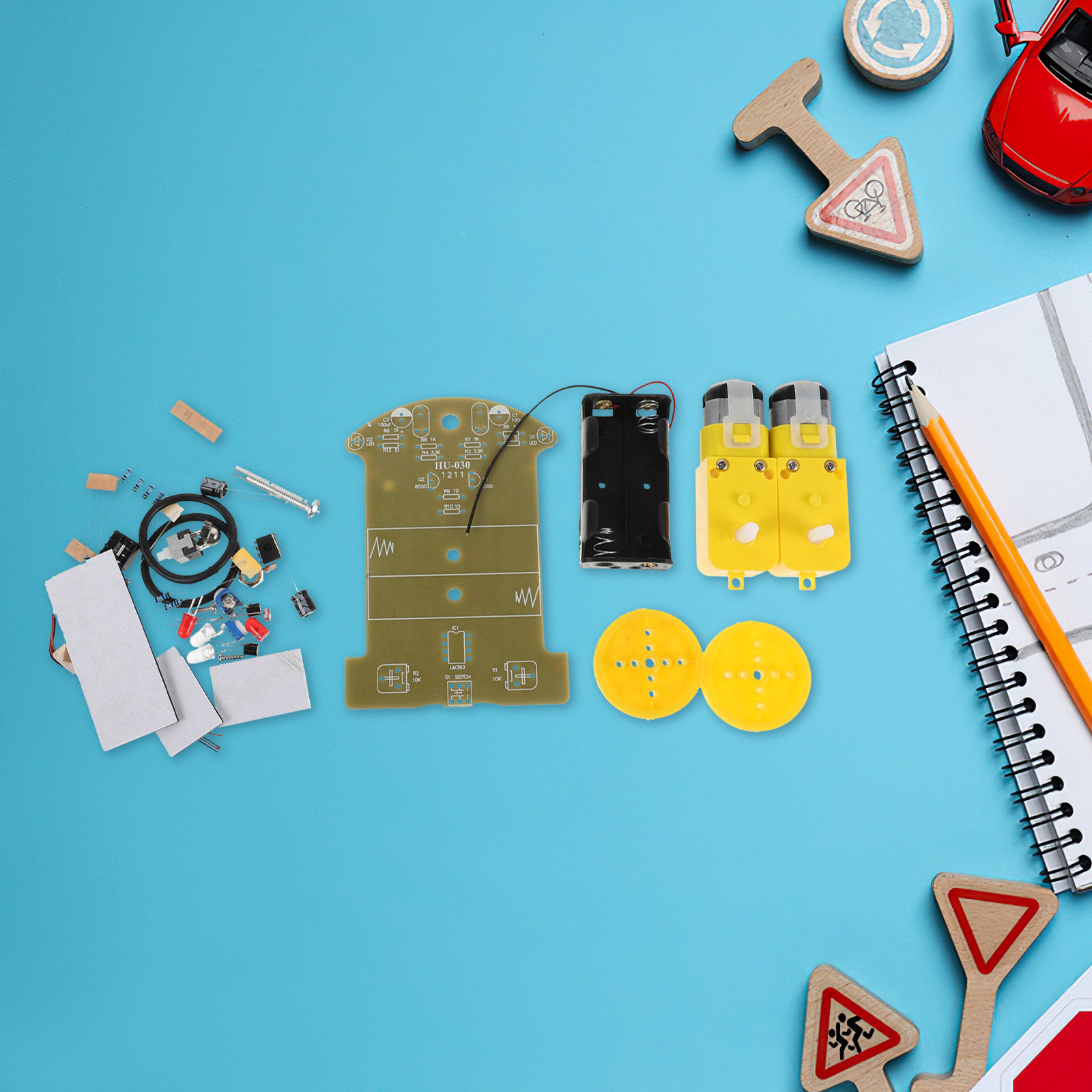 1Set Smart Car Kit DIY Intelli - огляд і ціна Learn Diy Electronics