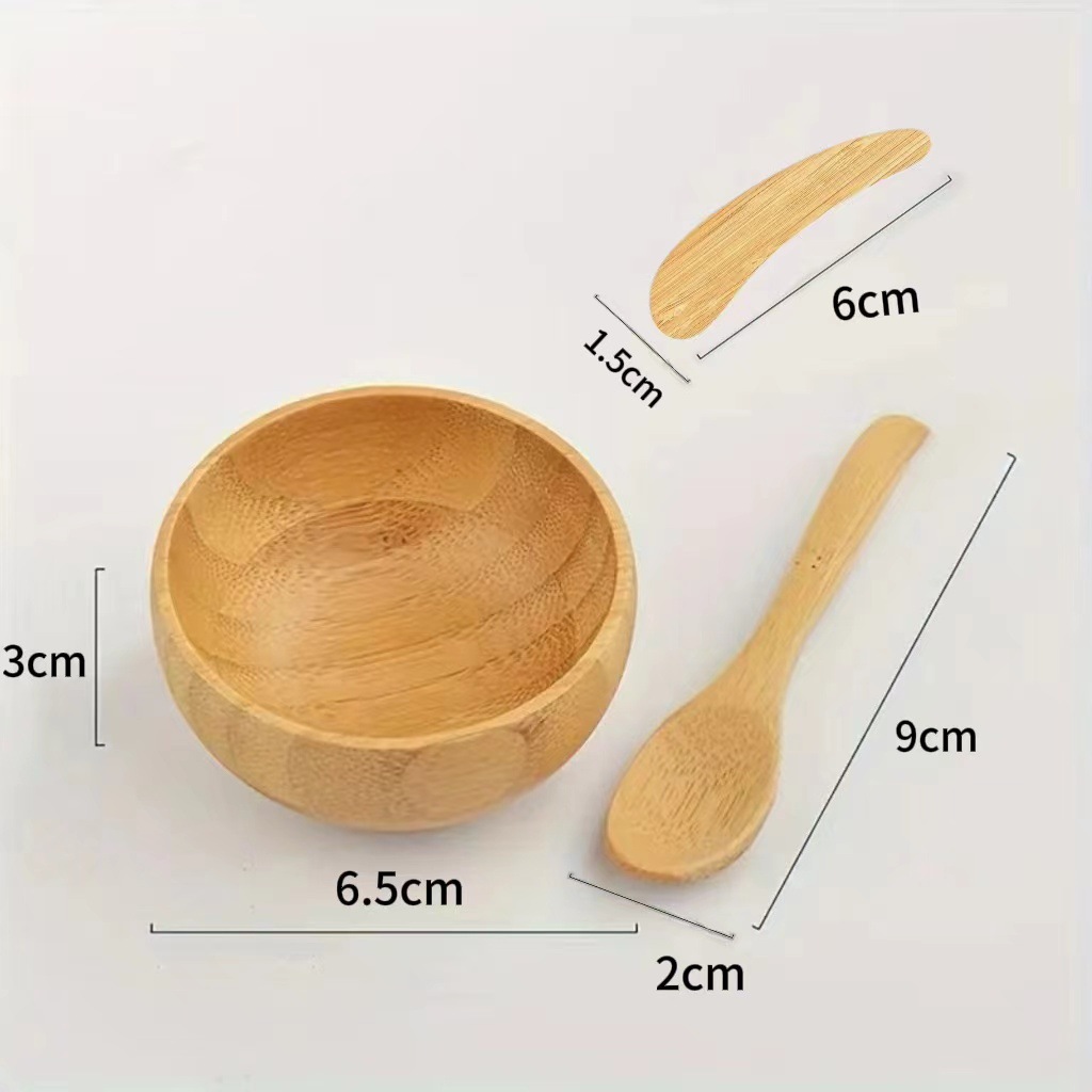 Bamboo Face Mask Mixing Bowl S - огляд і ціна Diy Kit Elektronik