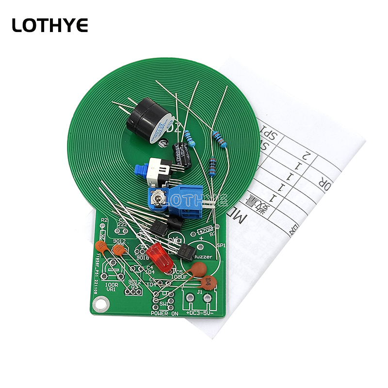 DC 3V-5V Metal Detector Kit DI - огляд і ціна Diy Electronics Set