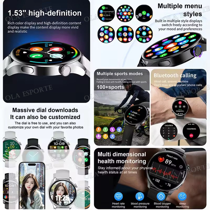 New SmartWatch for Men Women B - огляд і ціна Diy Electronics Audio