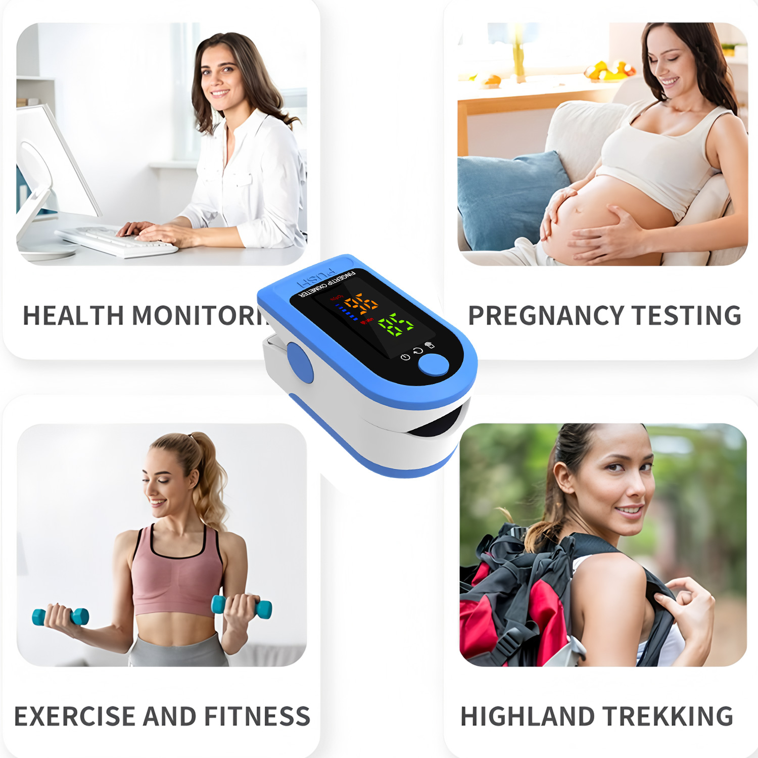 Finger Pulse Oximeter Medical  - огляд і ціна Oled Display Module
