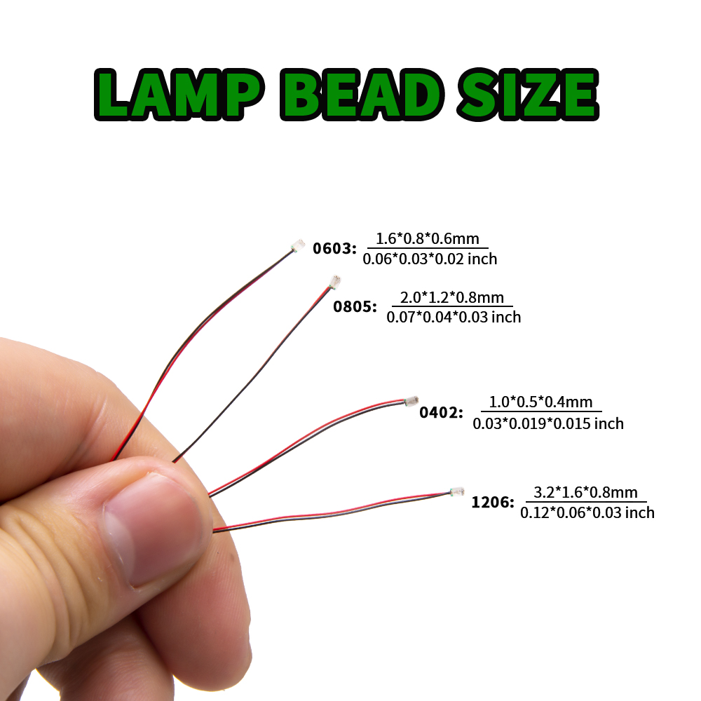 10pcs/Set Micro LED Lamp Chips - огляд і ціна Diy Home Electronics Projects