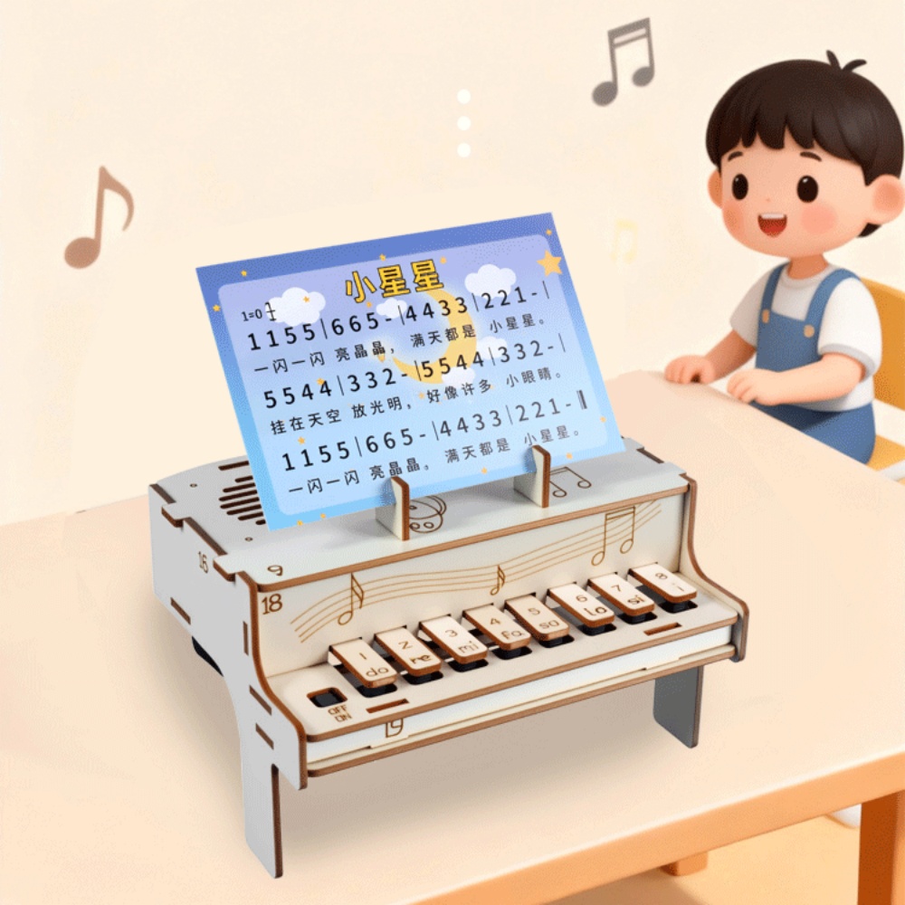 DIY Wooden Electronic Piano Mo - огляд і ціна Diy Electronics For Adults