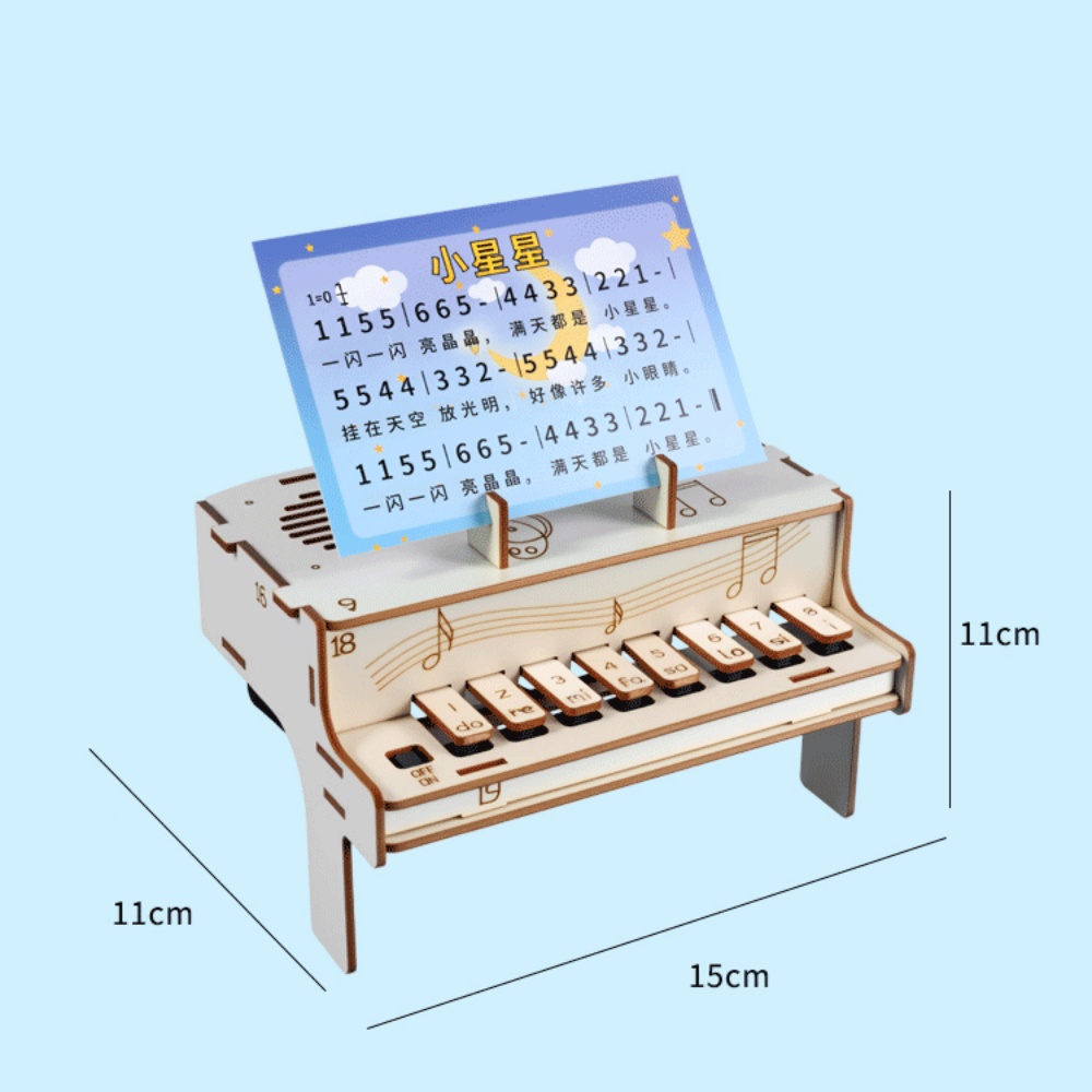 DIY Wooden Electronic Piano Mo - огляд і ціна Diy Electronics For Adults