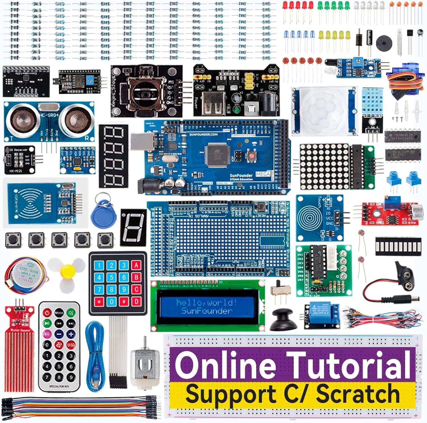 SunFounder Project The Most Co - огляд і ціна Arduino Uno Starter Kit