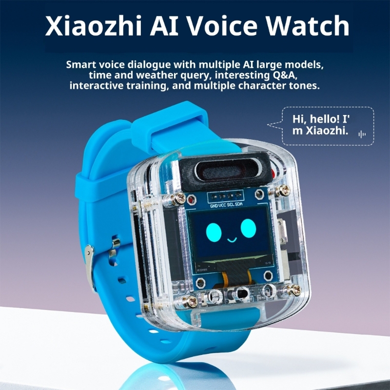 AI Voice Control Watch Recharg - огляд і ціна Diy Wearable Electronics