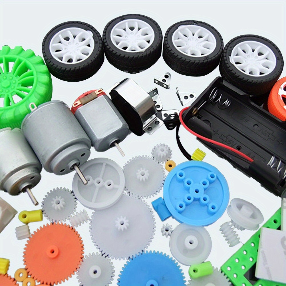 112pcs DC Motor Kit Electric M - огляд і ціна Diy Kit Elektronik