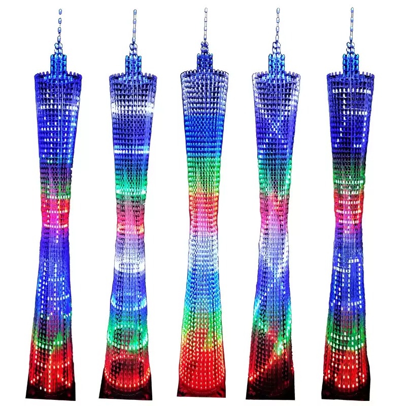 64 Layers Canton Tower DIY Ele - огляд і ціна Diy Electronics Soldering Kit