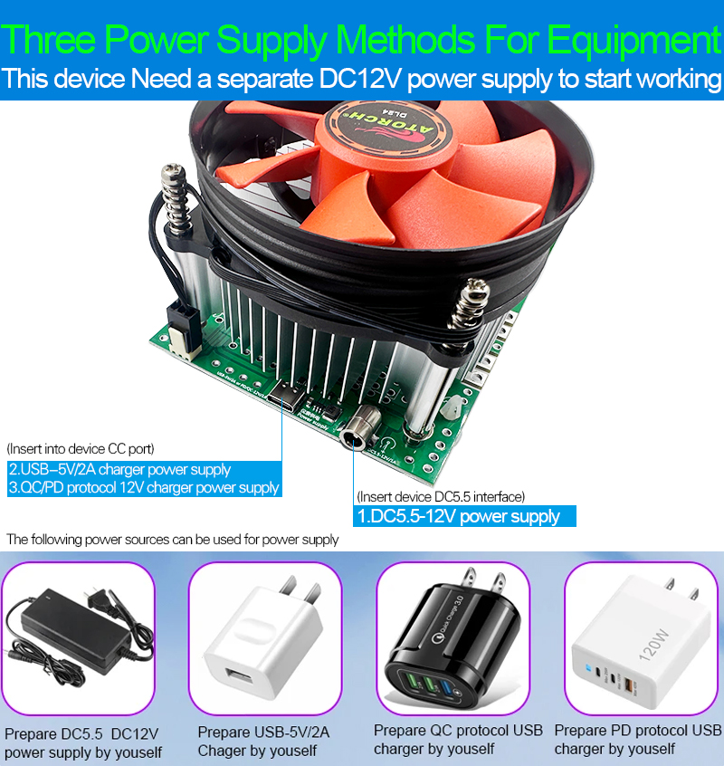 150W 4-wires Battery Capacity  - огляд і ціна Diy Electronic Load