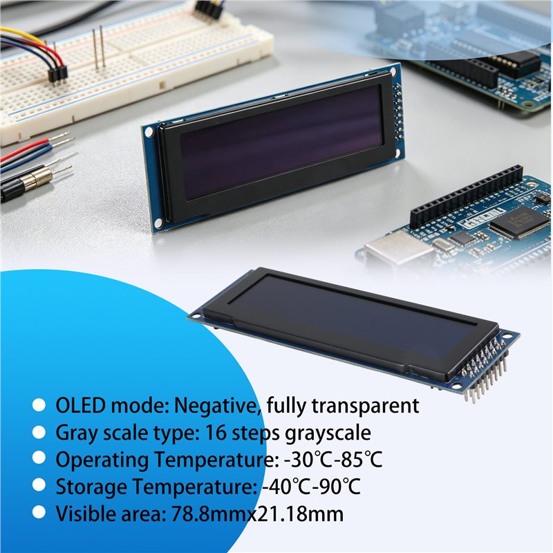 3.12 Inch OLED Display 256X64  - огляд і ціна Oled Display Module