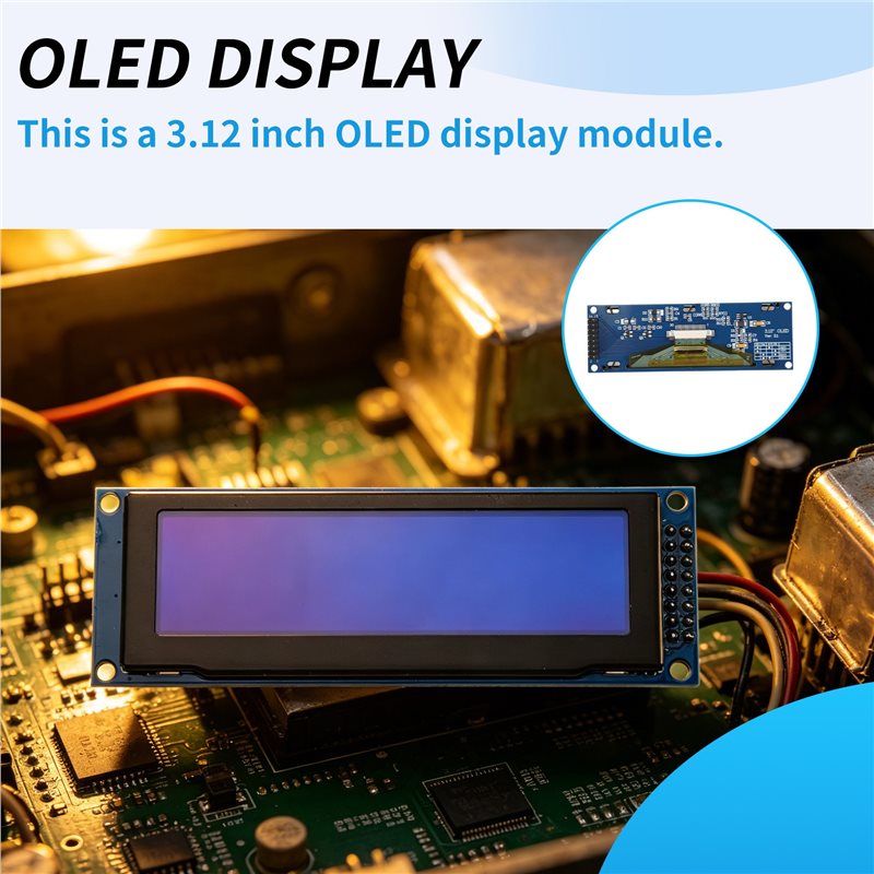 3.12 Inch OLED Display 256X64  - огляд і ціна Oled Display Module