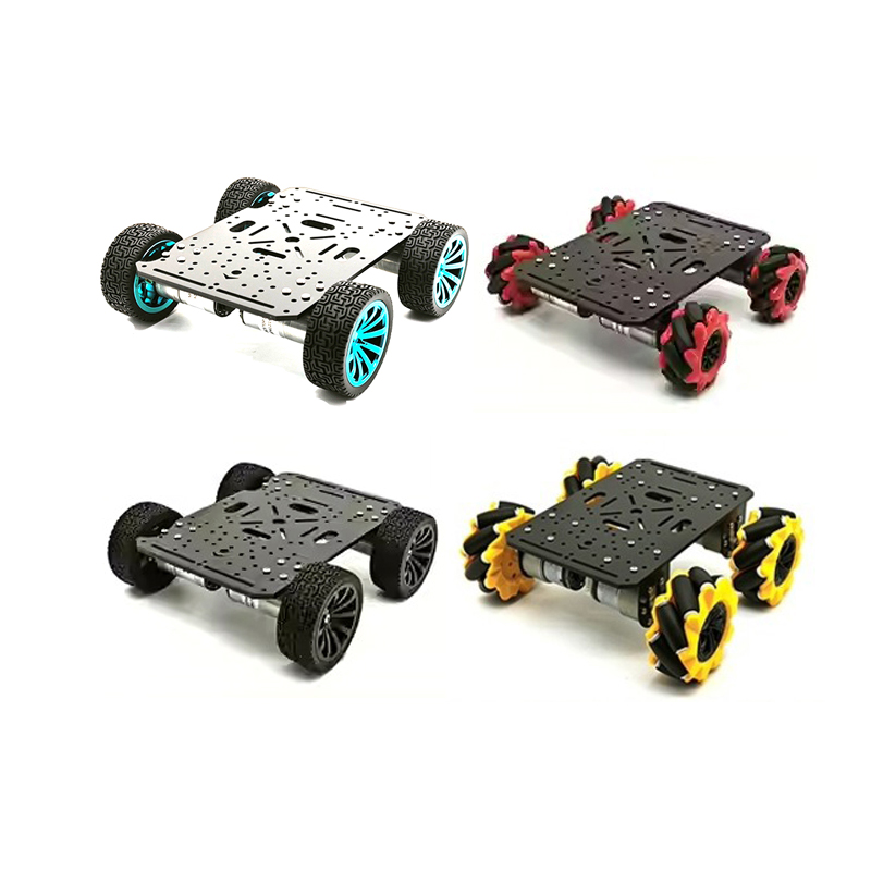 4WD Robot Car Chassis with TT  - огляд і ціна Diy Kit Elektronik